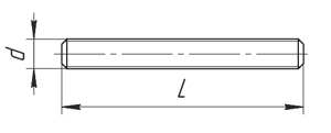 Шпилька М8*57 Кр.П. Шпилька М8*57 Кр.П.