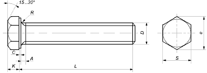  DIN933  8*90