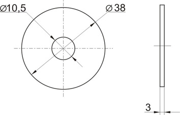 499 Шайба d=10,5 499 Шайба d=10,5